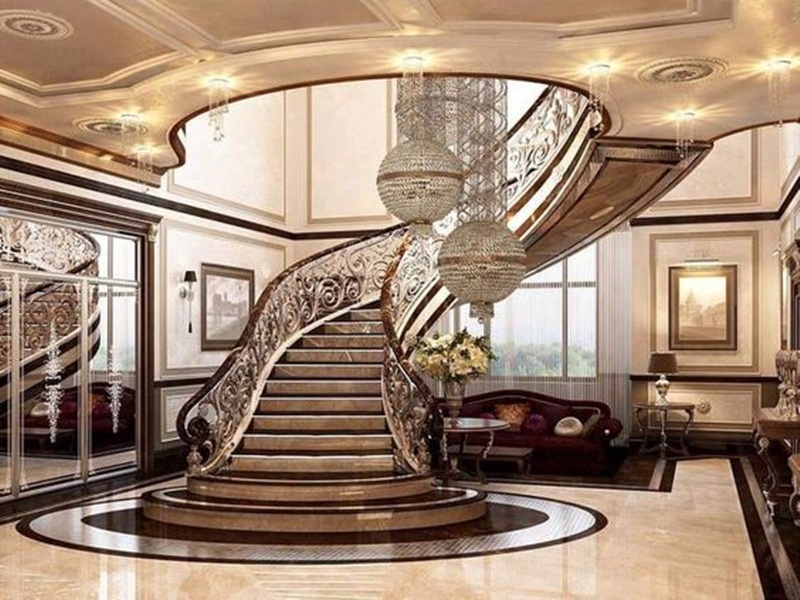 cầu thang phòng khách