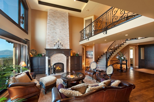 cầu thang phòng khách